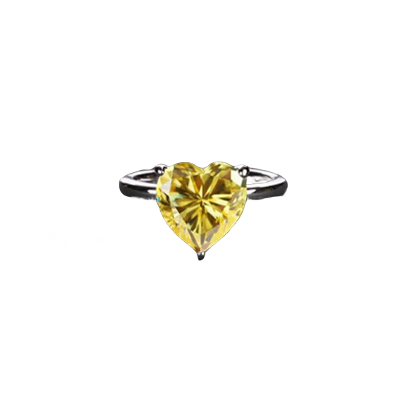 Cuore Heart Diamond Ring