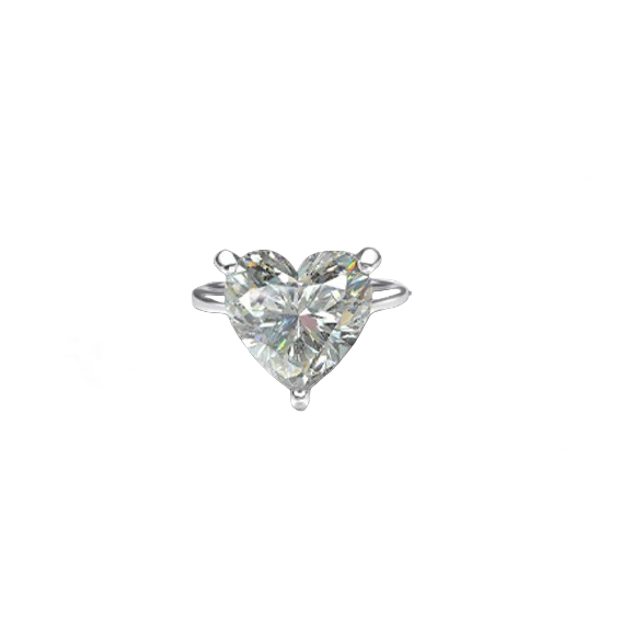 Cuore Heart Diamond Ring