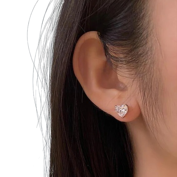 Darling Heart Stud Earrings