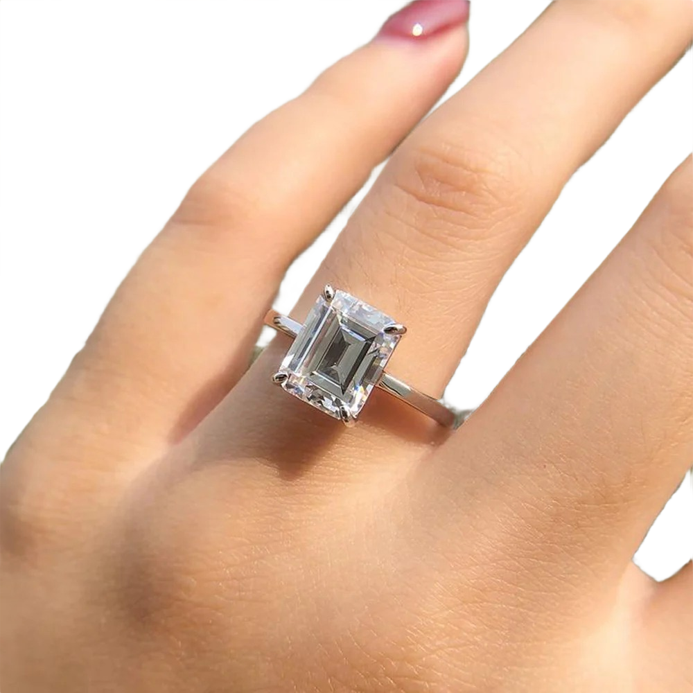 Classico Silver Diamond Ring