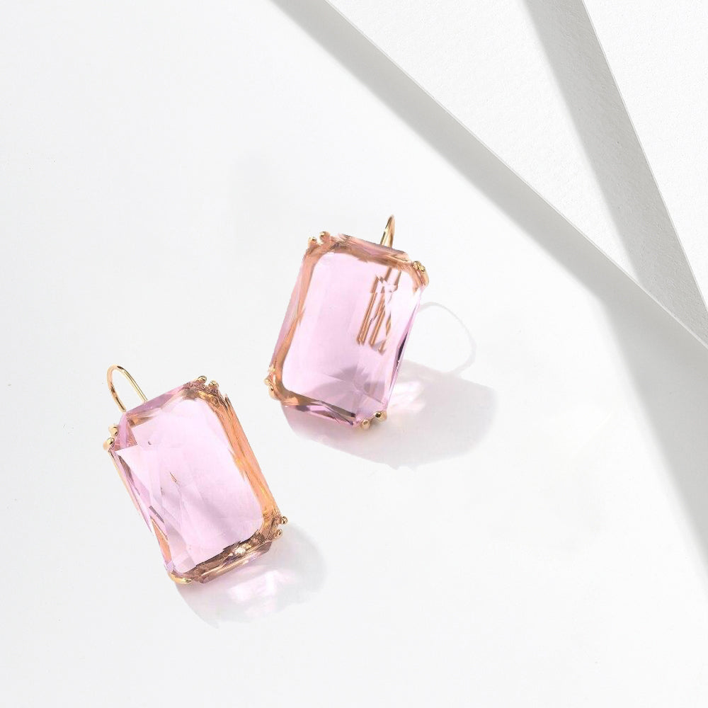 Cristallo Large Crystal Drop Earrings - £49