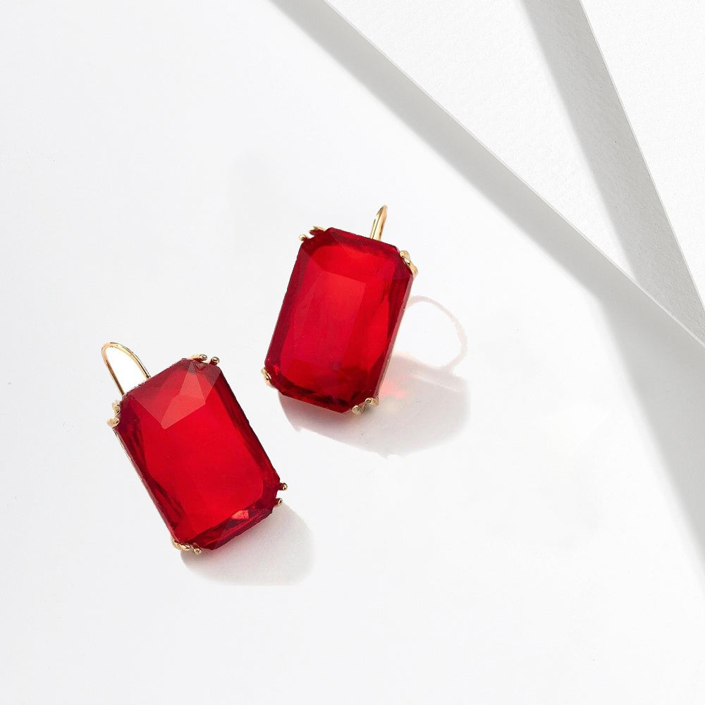 Cristallo Large Crystal Drop Earrings - £49