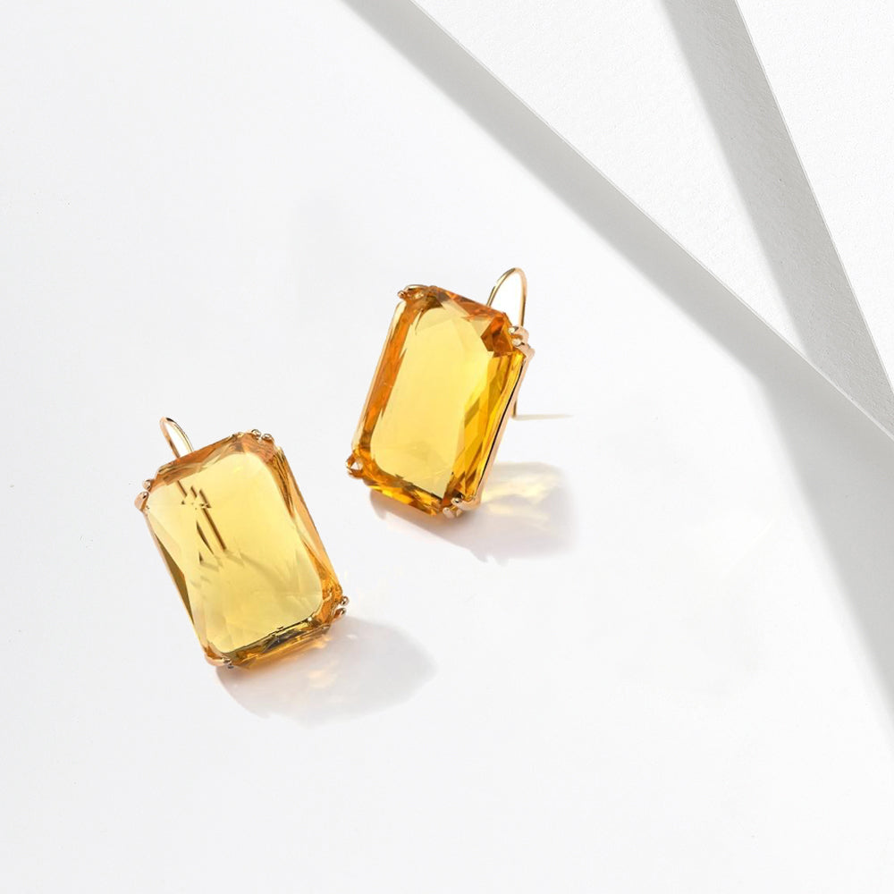 Cristallo Large Crystal Drop Earrings - £49