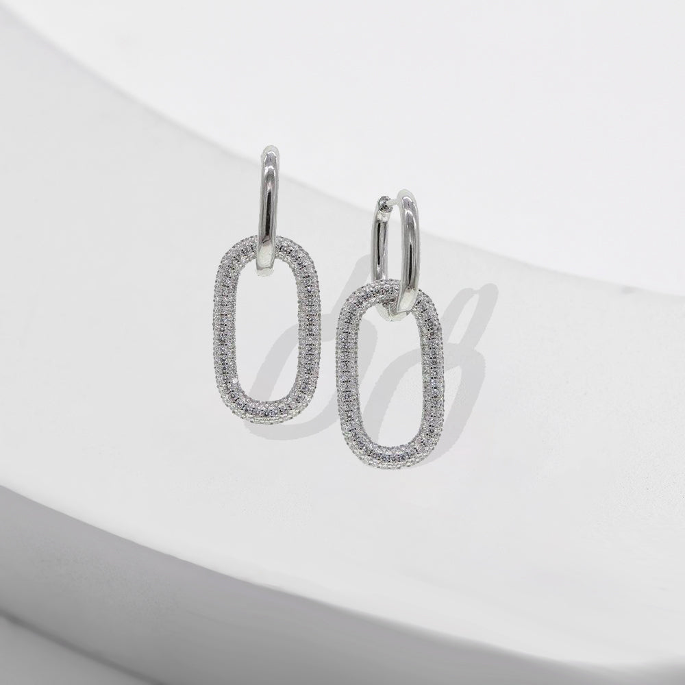 Venice Link Hoop Earrings