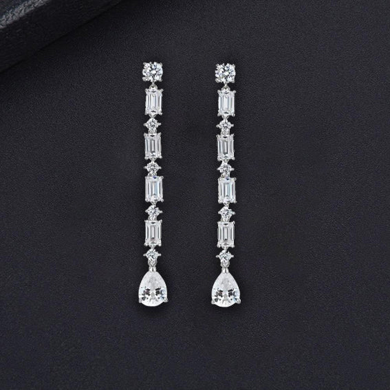 Rain Drop Diamond Earrings