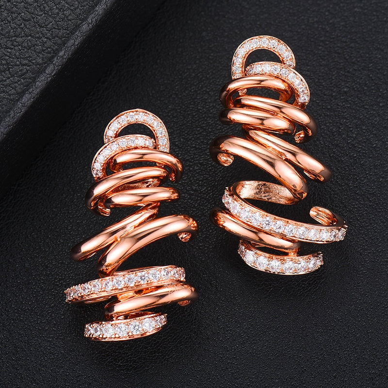Spaghi Twisted Layered Earrings - £339