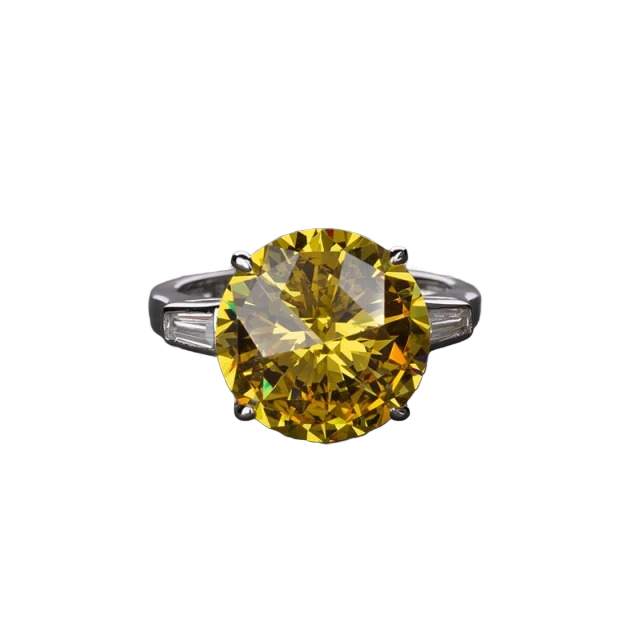 Il Giro Moissanite Gemstone Ring