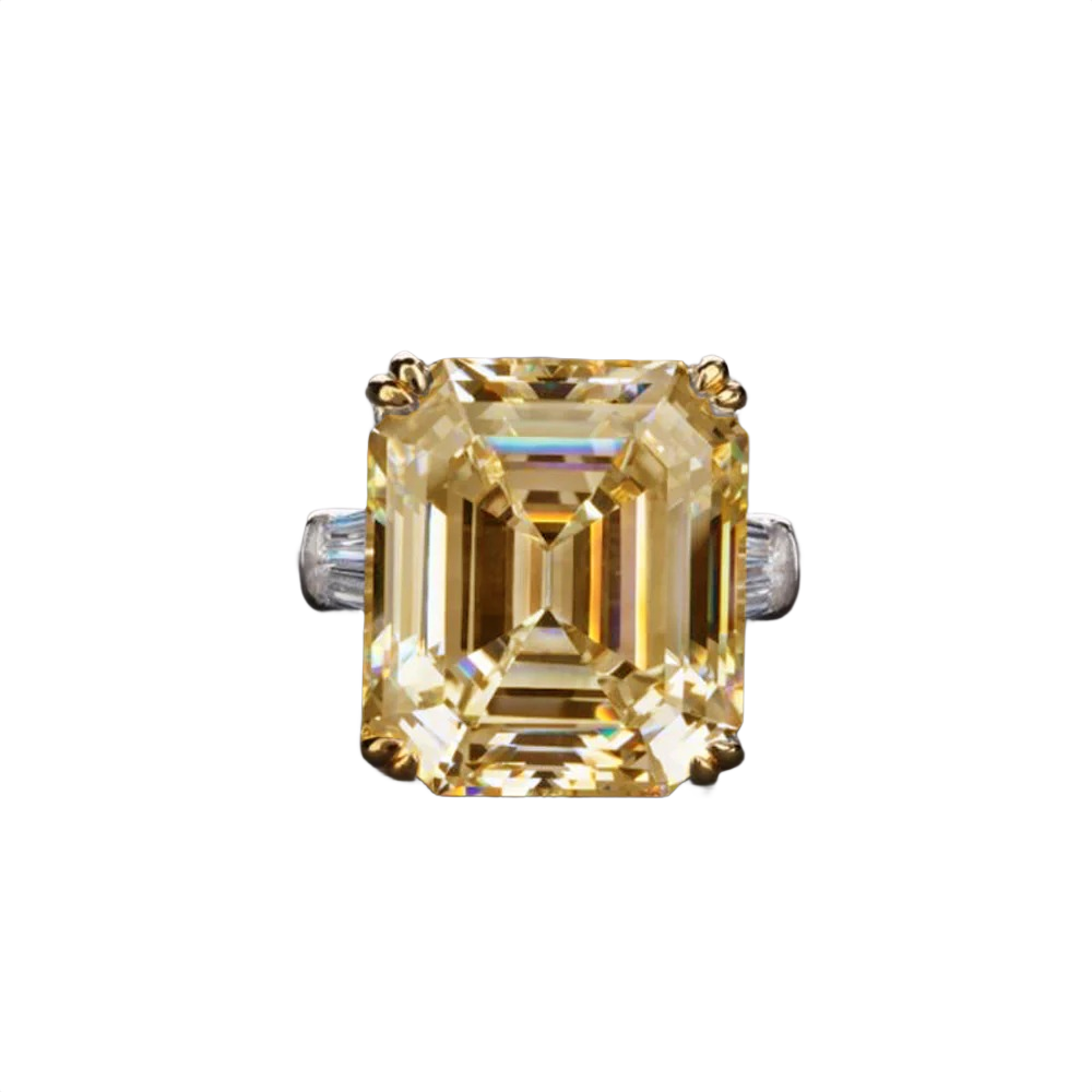 Perfect pink asscher cut DIVA ring