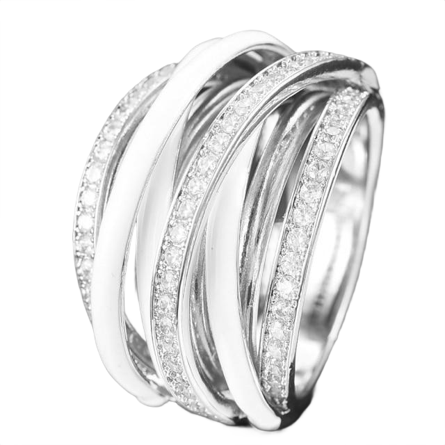 Prato Crossover Stack Rings