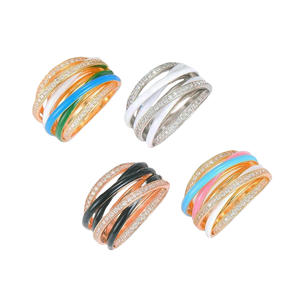Prato Crossover Stack Rings