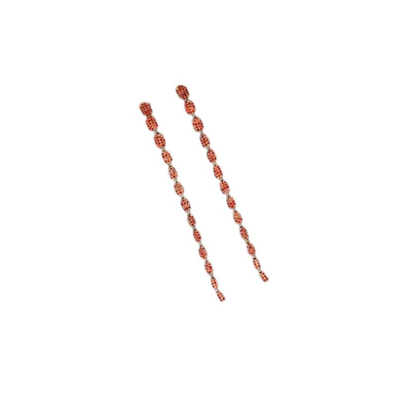 Tassel Diamond Drop Earrrings