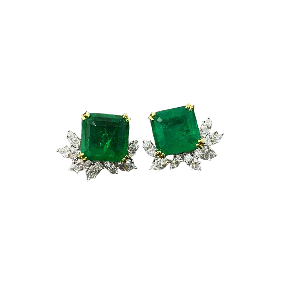 VERDE Emerald Earring Studs