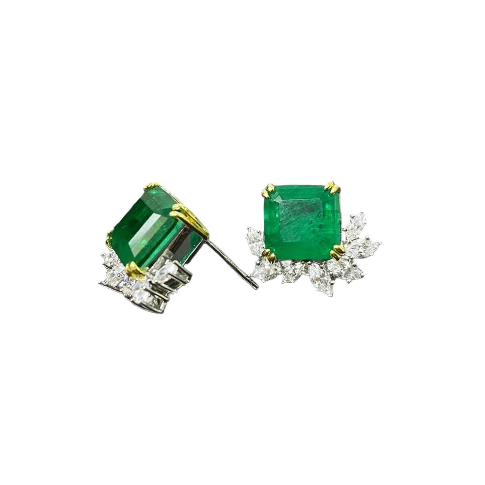 VERDE Emerald Earring Studs