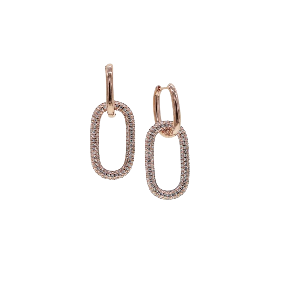 Venice Link Hoop Earrings