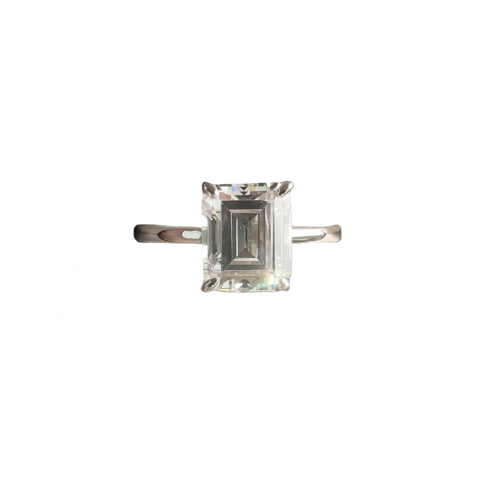 Classico Silver Diamond Ring