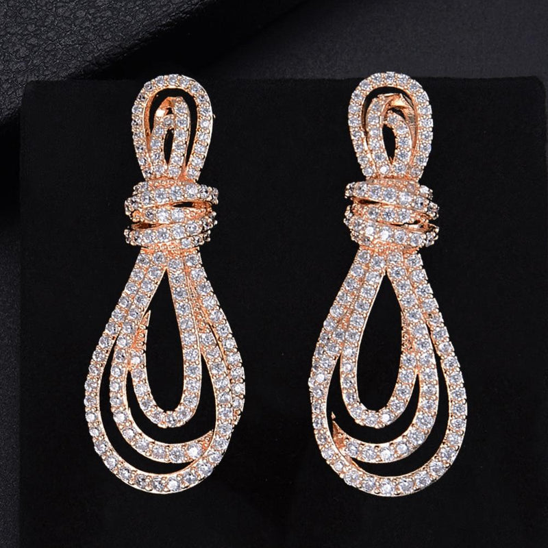 Bowtie Micro Pavé Earrings - £259