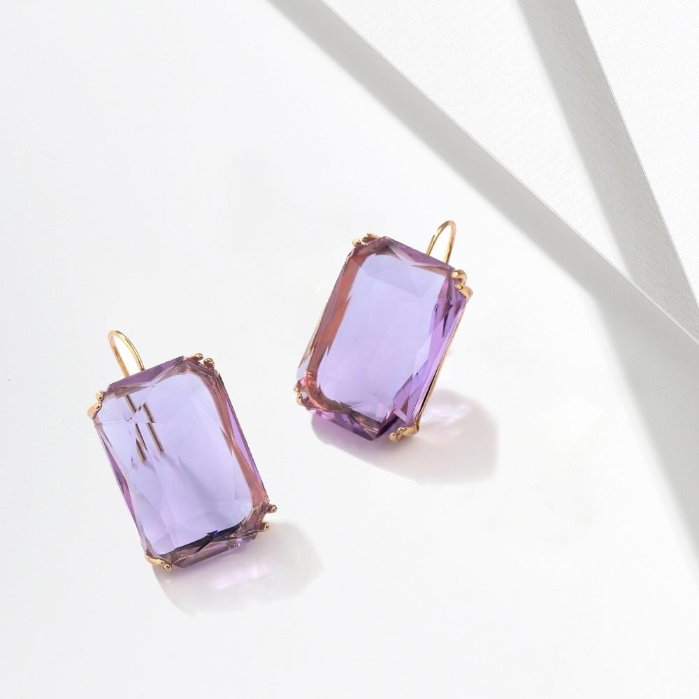 Cristallo Large Crystal Drop Earrings - £49
