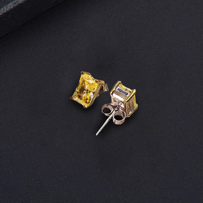 Dorato Yellow Diamond Stud Earrings - £175