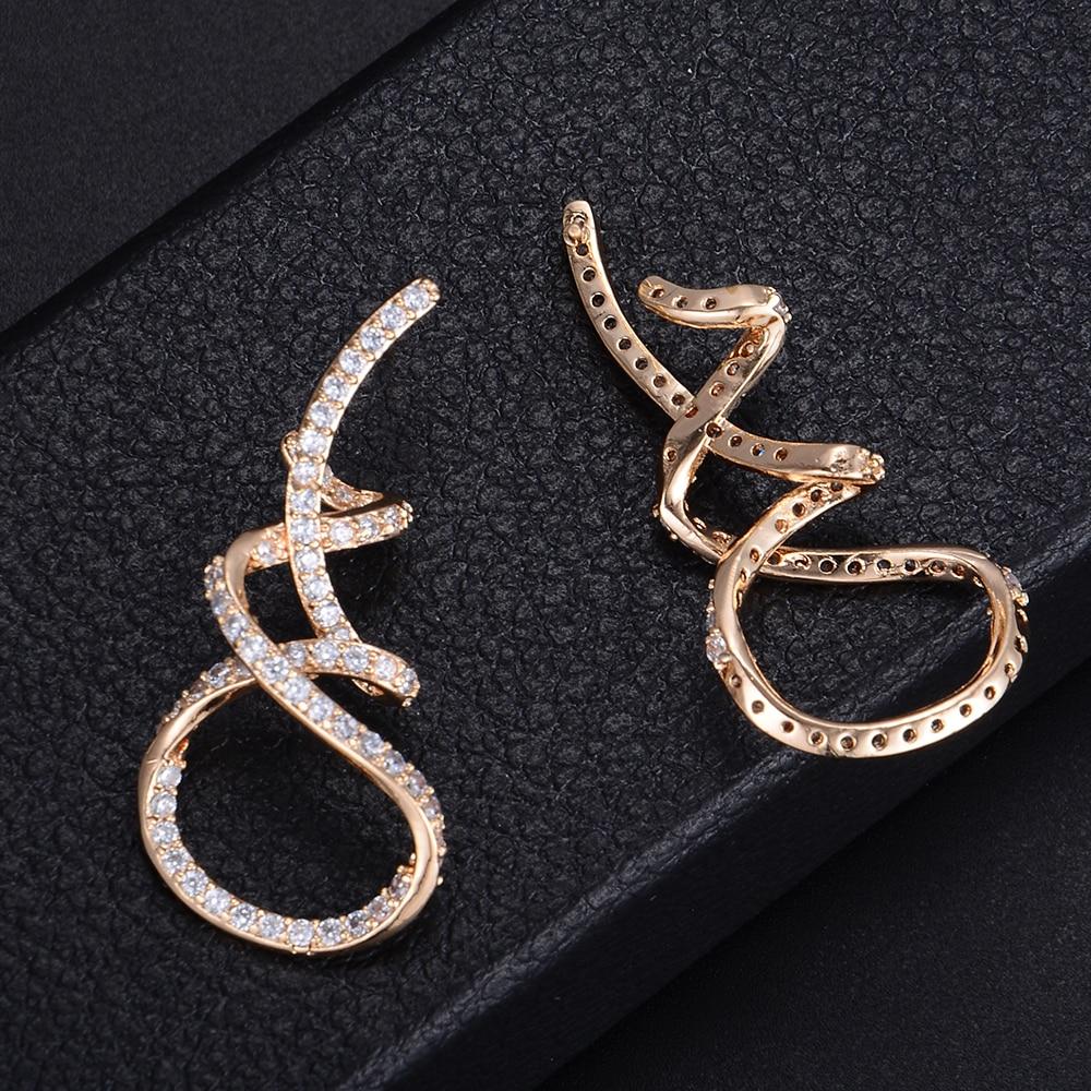 Latina Twist Micro Pavé Earrings - £199