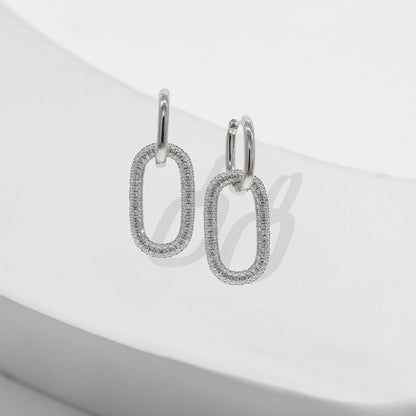 Venice Link Hoop Earrings