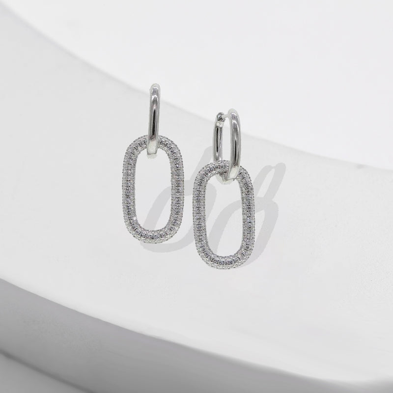 Venice Link Hoop Earrings