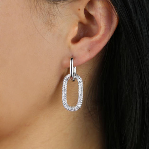 Venice Link Hoop Earrings