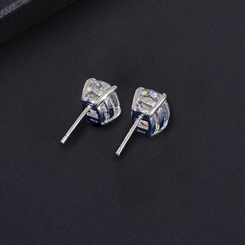 Lucca Oval Diamond Stud Earrings - £250