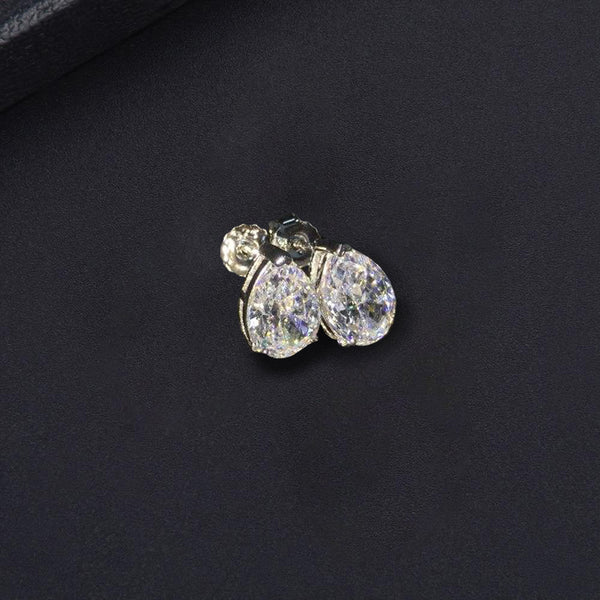 Monza Pear Cut Stud Earrings - £220
