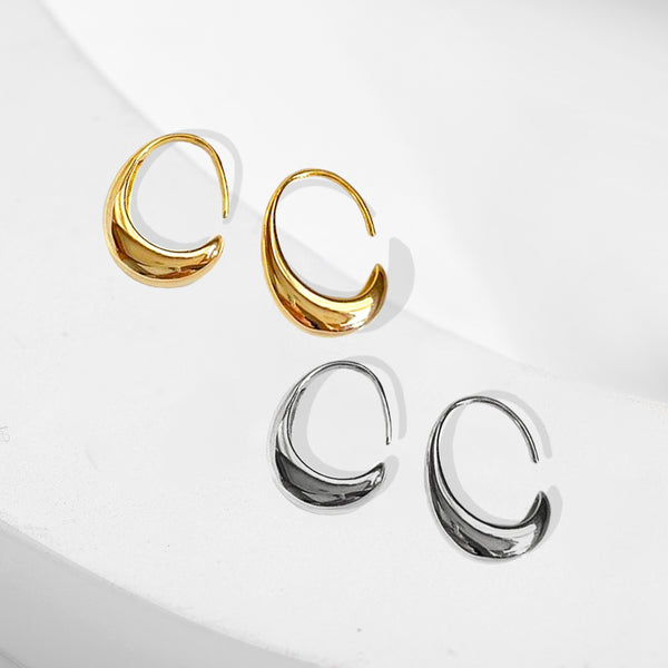 Olbia Bulge Hoop Earrings - £69