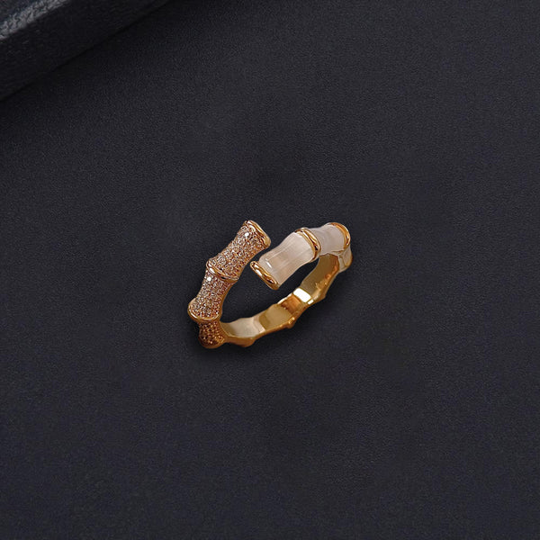 Paradise Bamboo Gold Ring