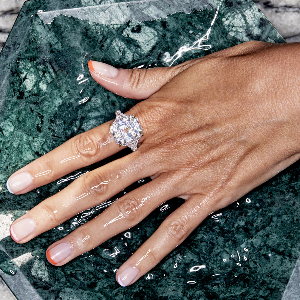 Pastello Square Diamond Ring