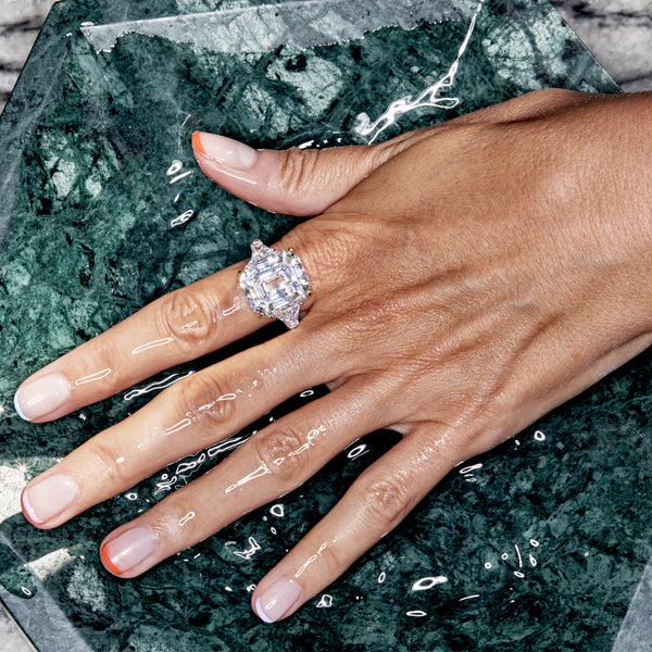 Pastello Square Diamond Ring