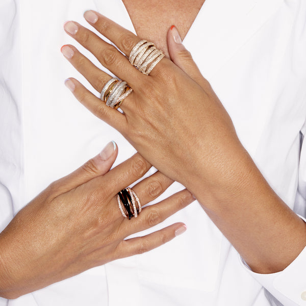 Prato Crossover Stack Rings
