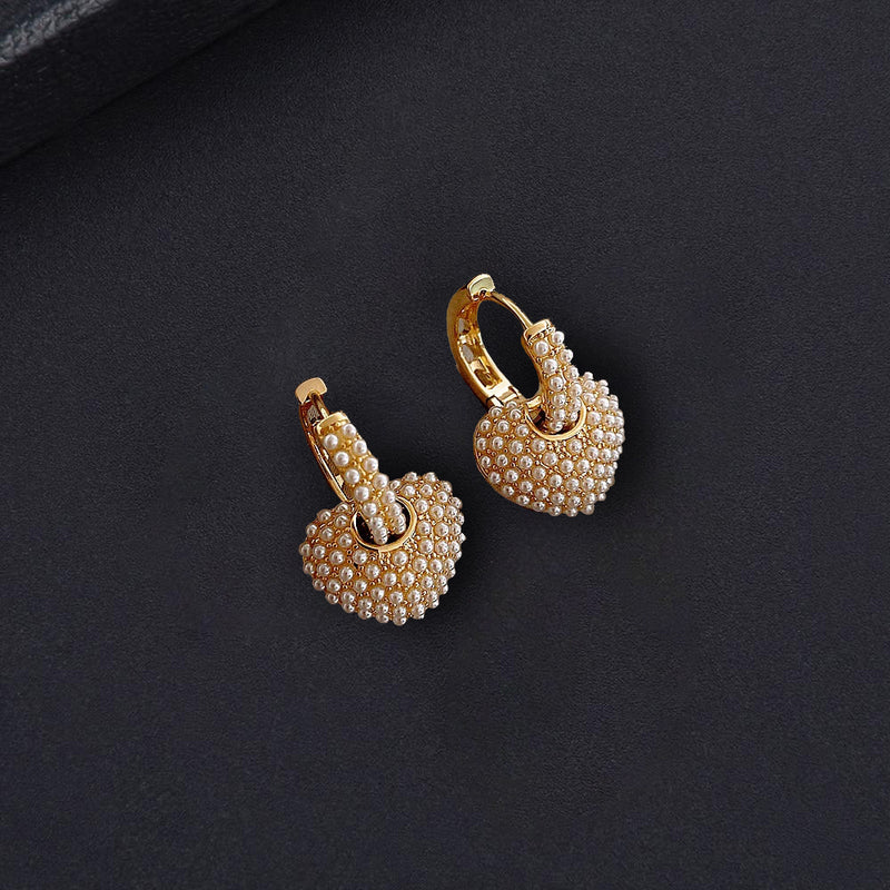 Precious Pearl Pendant Earrings