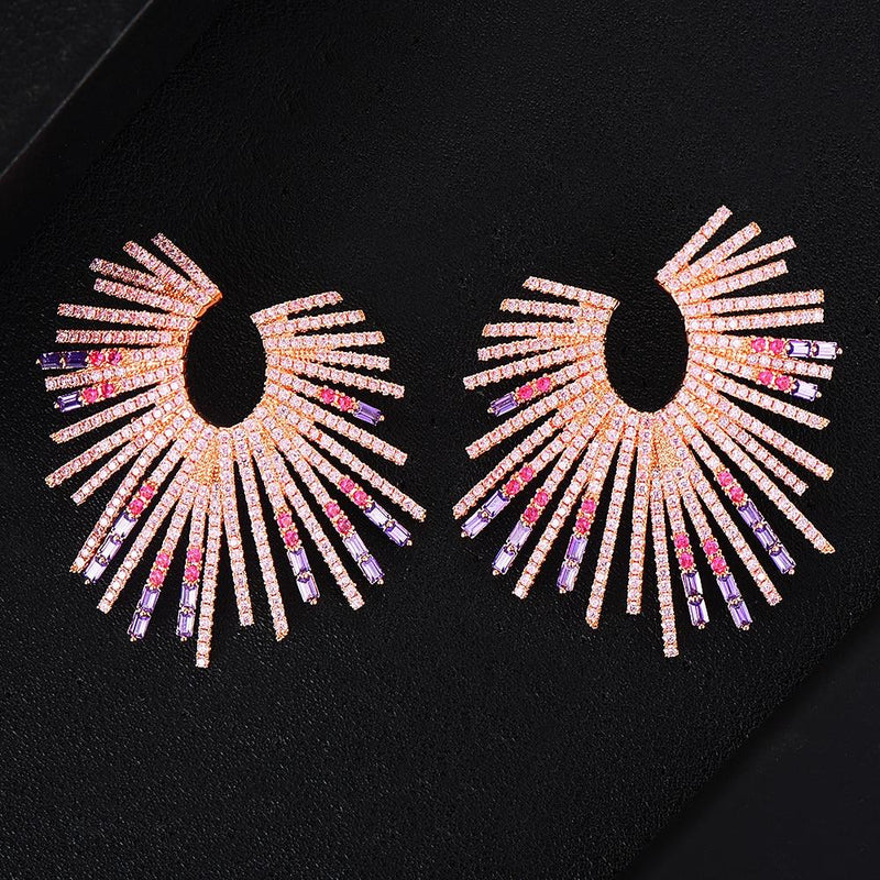 Radiance Statement Diamond Earrings - £149