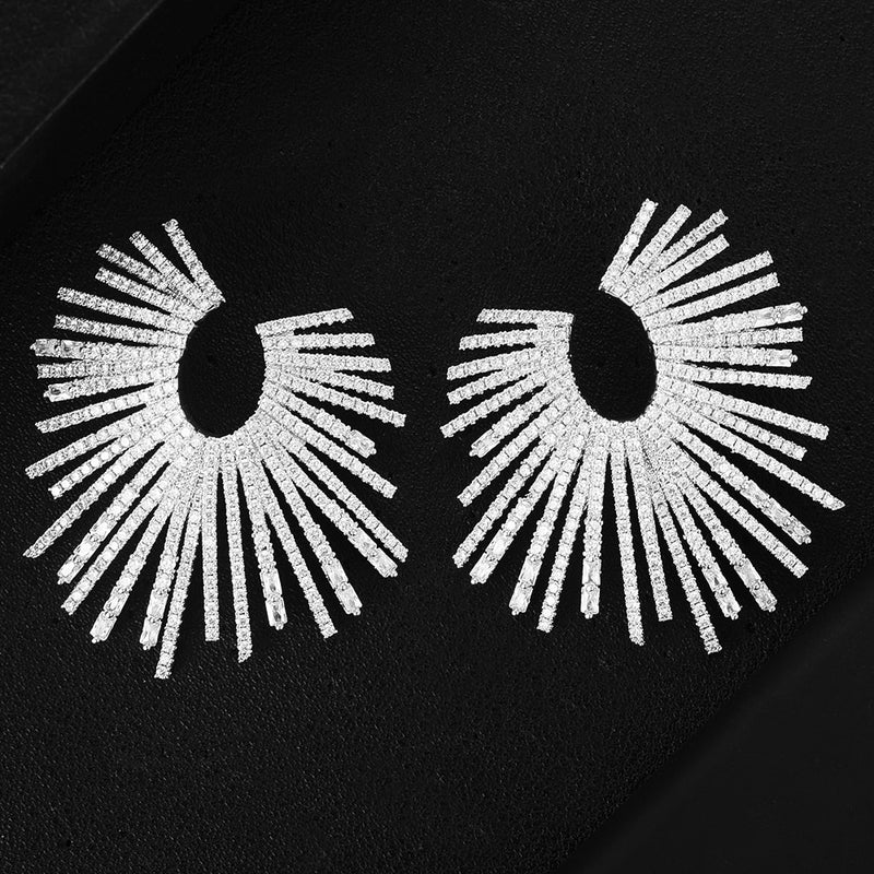 Radiance Statement Diamond Earrings - £149