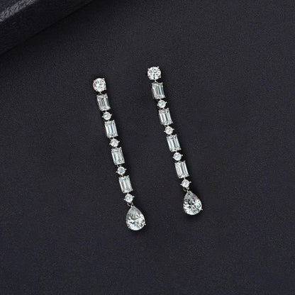 Rain Drop Diamond Earrings