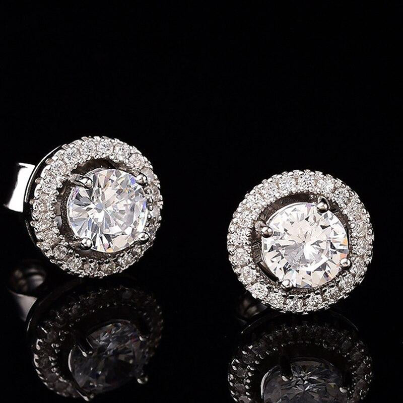 Royale Round Diamond Stud Earrings - £300