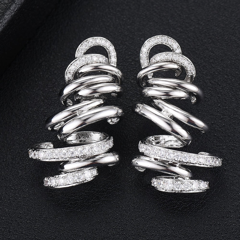 Spaghi Twisted Layered Earrings - £339