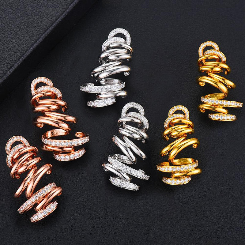 Spaghi Twisted Layered Earrings - £339