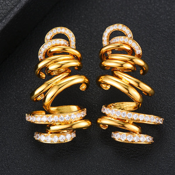 Spaghi Twisted Layered Earrings - £339