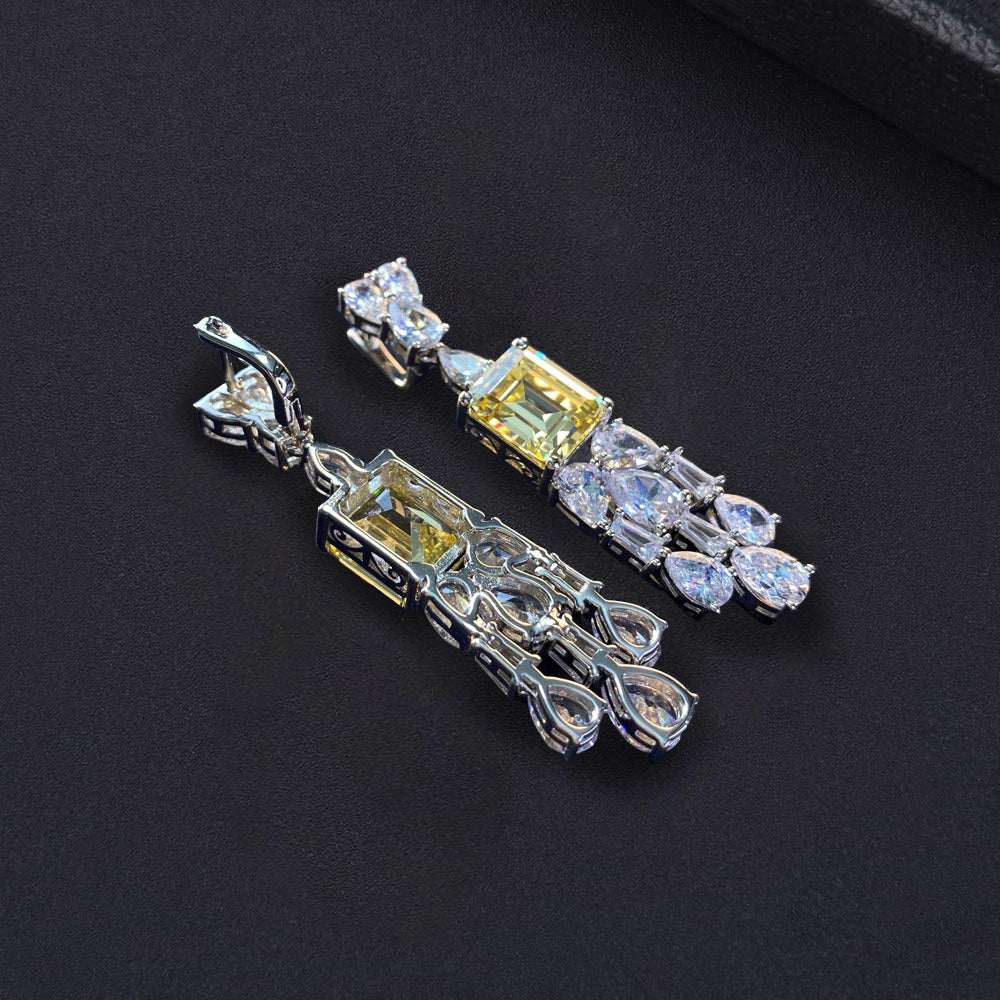 Sunset Triple Drop Earrings - £499