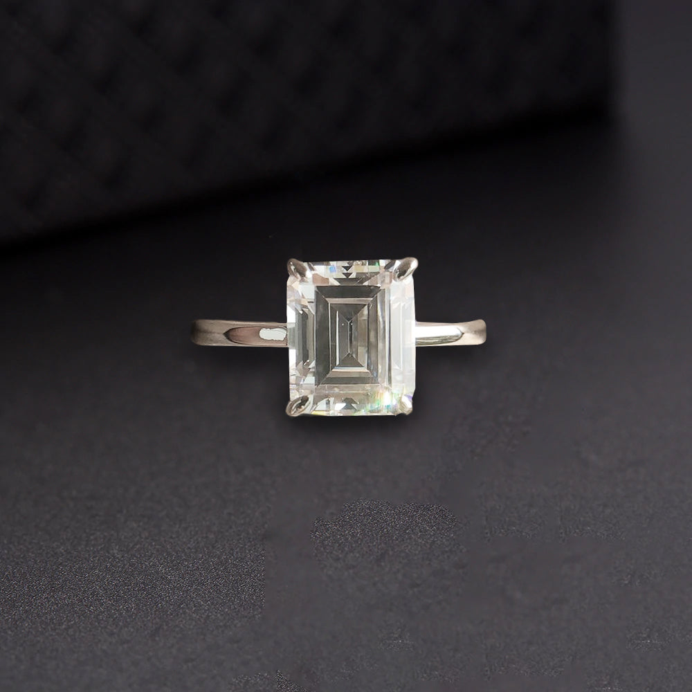 Classico Silver Diamond Ring