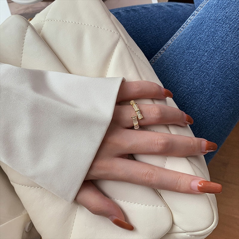Paradise Bamboo Gold Ring