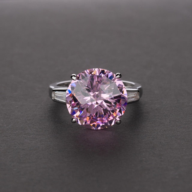 Il Giro Pink Moissanite Gemstone Ring - £259